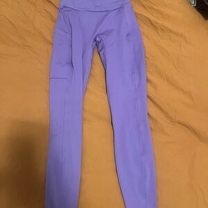 Bombshell purple High-Waisted Leggings